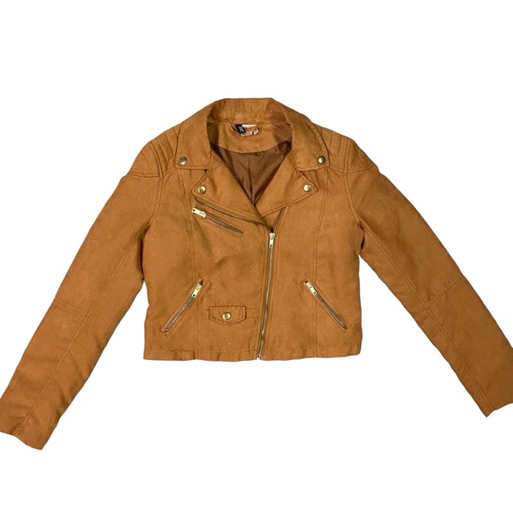 H&M Suede Cropped Jacket - Picture 3 of 5